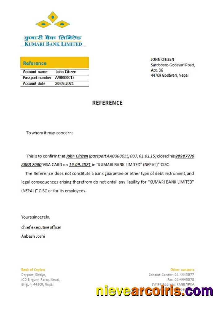 Nepal Kumari bank closure reference